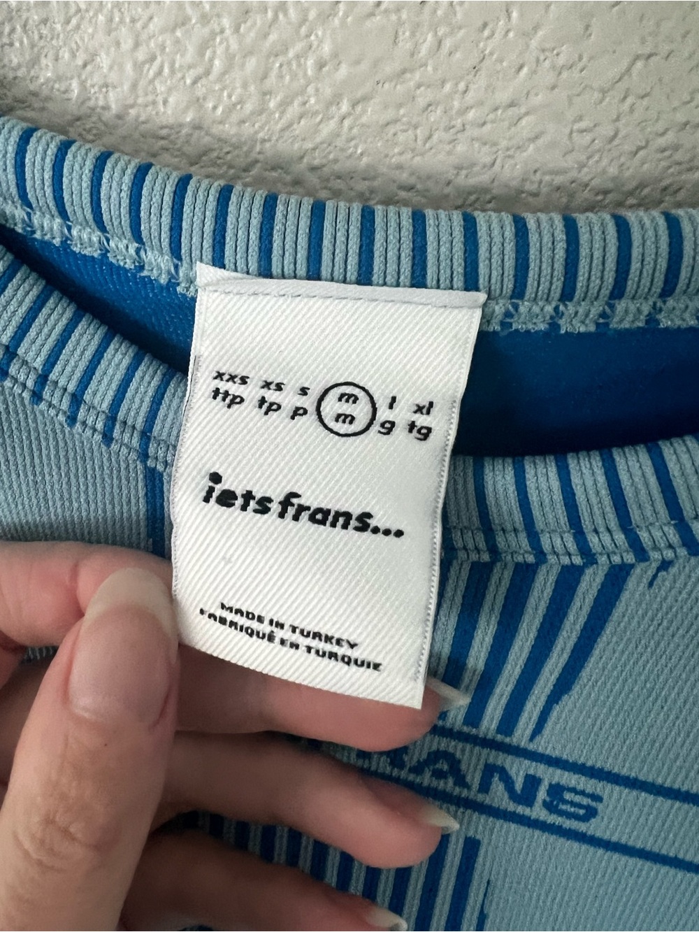Women’s Medium Urban Outfitters Blue Iets Frans Tank Top - Picture 7 of 13